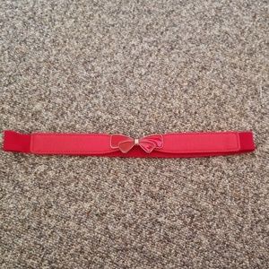 Red Bow Belt